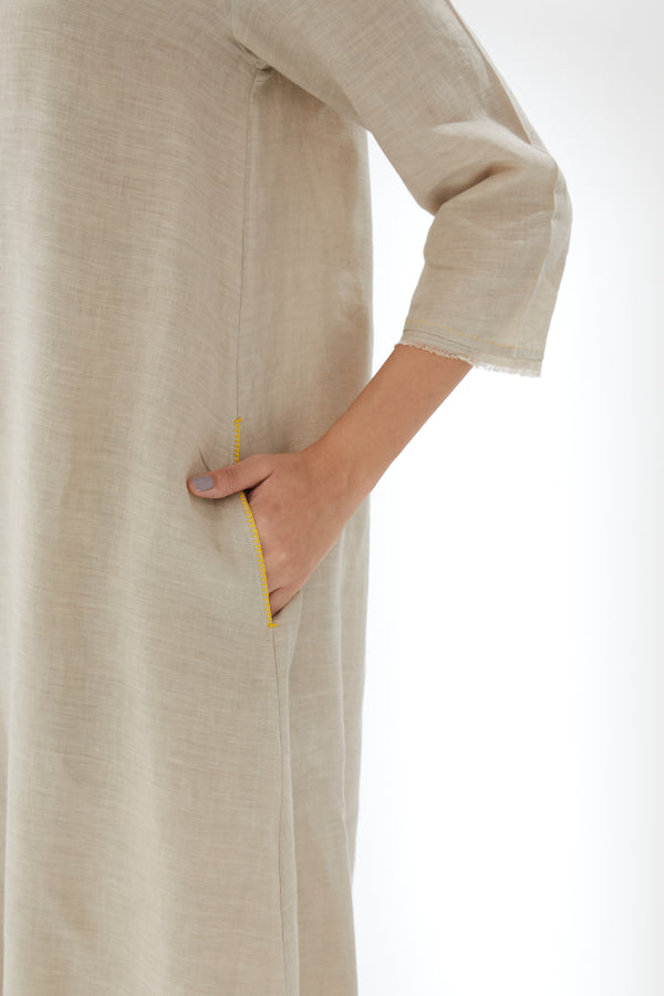 Tunic with Rounded Hem With Pants