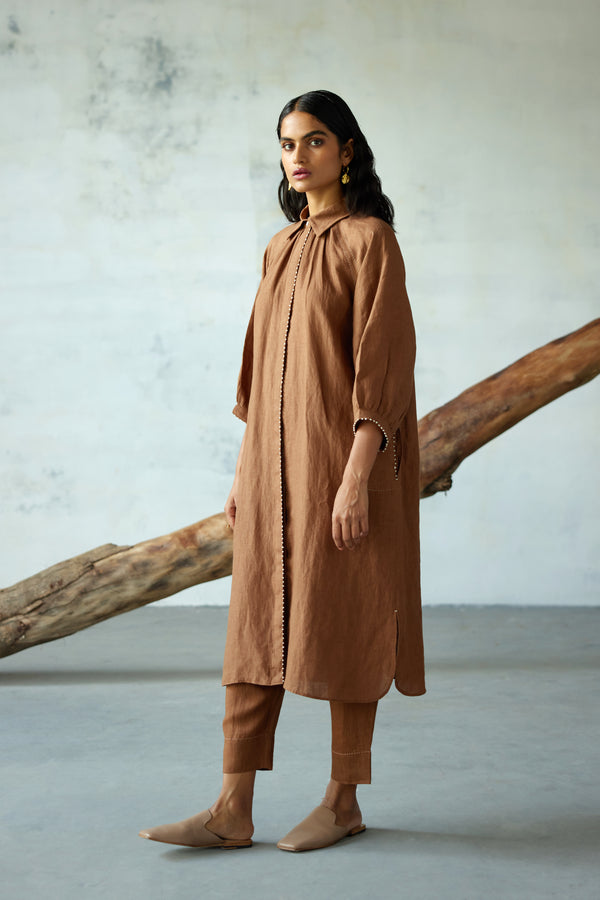 Button-up Tunic with Pants