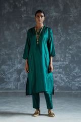 Silk Tunic | Basil