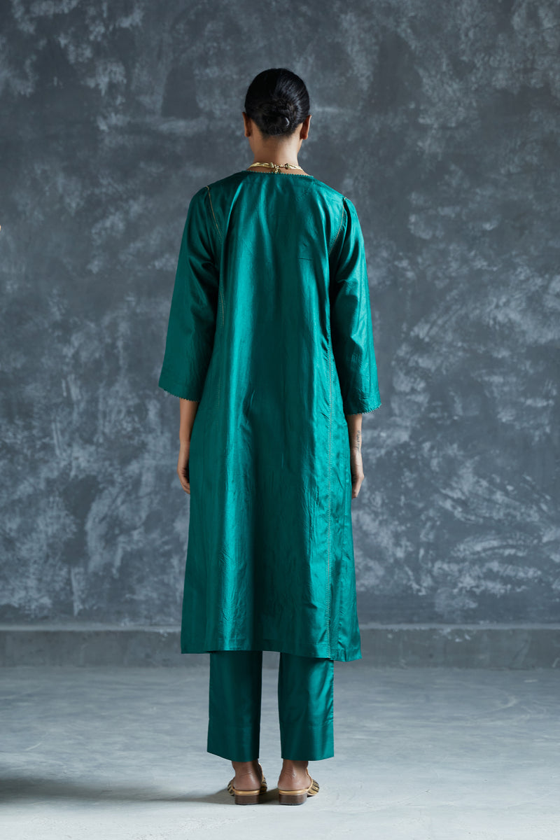 Silk Tunic | Basil